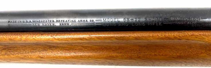 Winchester Model 68 .22 S-L-LR Bolt Action Rifle
