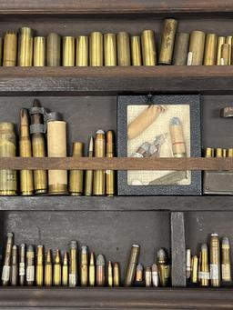 Antique Bullet Wooden Display Showpiece