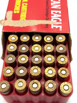 (4) Reloaded Rem, Winchester, & Eagle 9mm Ammo
