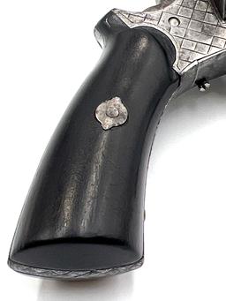 Antique Belgium Engraved 6-Shot Revolver