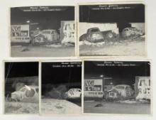 1961 Illiana Speedway Auto Race Crash 8x10 Photos