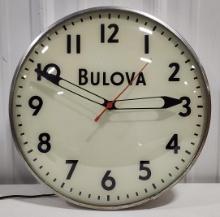 PAM Bulova Lighted Advertising Clock