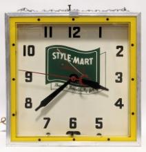 Style-Mart Clothes Advertising Countryman Clock