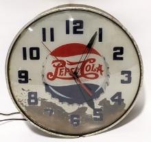 Vintage Pepsi-Cola Advertising Clock
