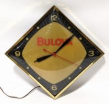 Vintage Bulova Advertising Clock