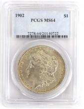 1902 U.S. Morgan Silver Dollar PCGS MS 64