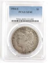1904-S U.S. Morgan Silver Dollar PCGS XF 40