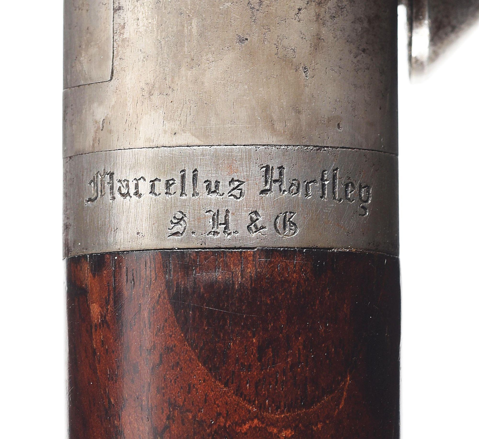 (A) IMPORTANT MARCELLUS HARTLEY INSCRIBED MASSACHUSETTS ARMS CO. SMITH PERCUSSION CARBINE.