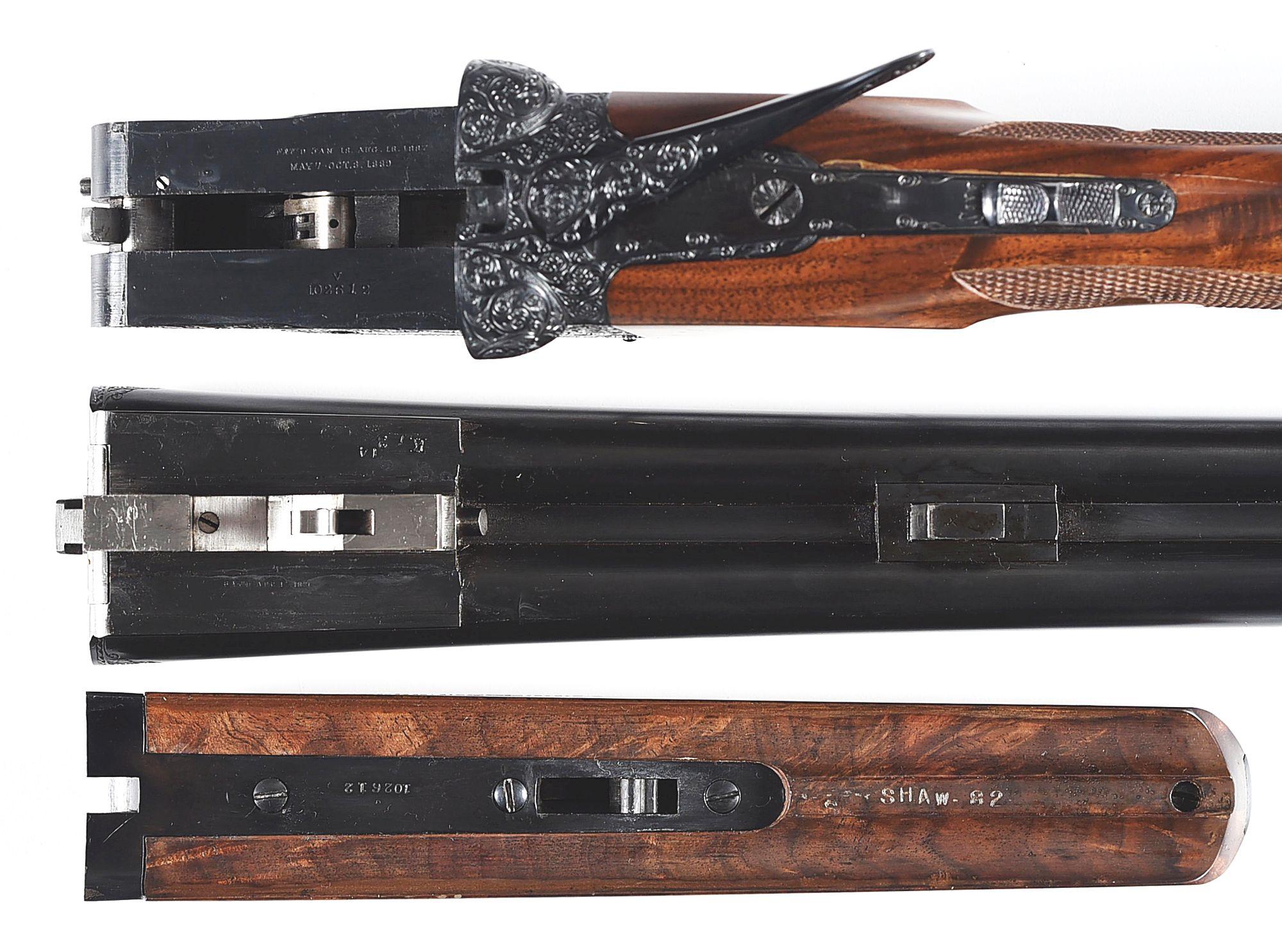 (C) PARKER BROTHERS VHE GRADE SIDE BY SIDE 20 GAUGE SHOTGUN