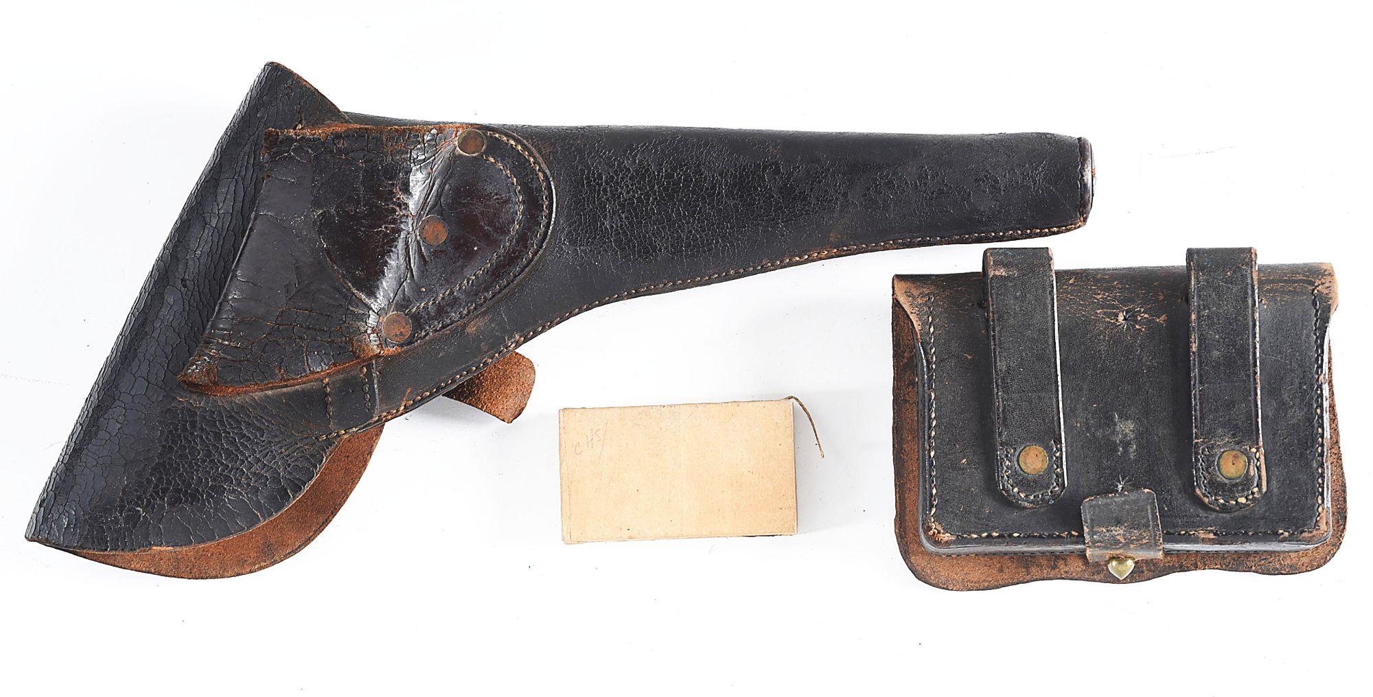 (A) COLT MODEL 1860 ARMY PERCUSSION REVOLVER IDENTIFIED TO PVT. JUSTIN HINDS, 1ST VERMONT CAV.