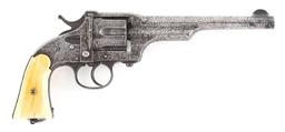 (A) INSCRIBED, FACTORY ENGRAVED MERWIN, HULBERT & CO. LARGE FRAME DOUBLE ACTION REVOLVER.