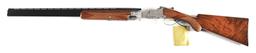 (C) EXCELLENT PIGEON GRADE BELGIAN BROWNING 20 BORE SUPERPOSED SHOTGUN WITH BOX.