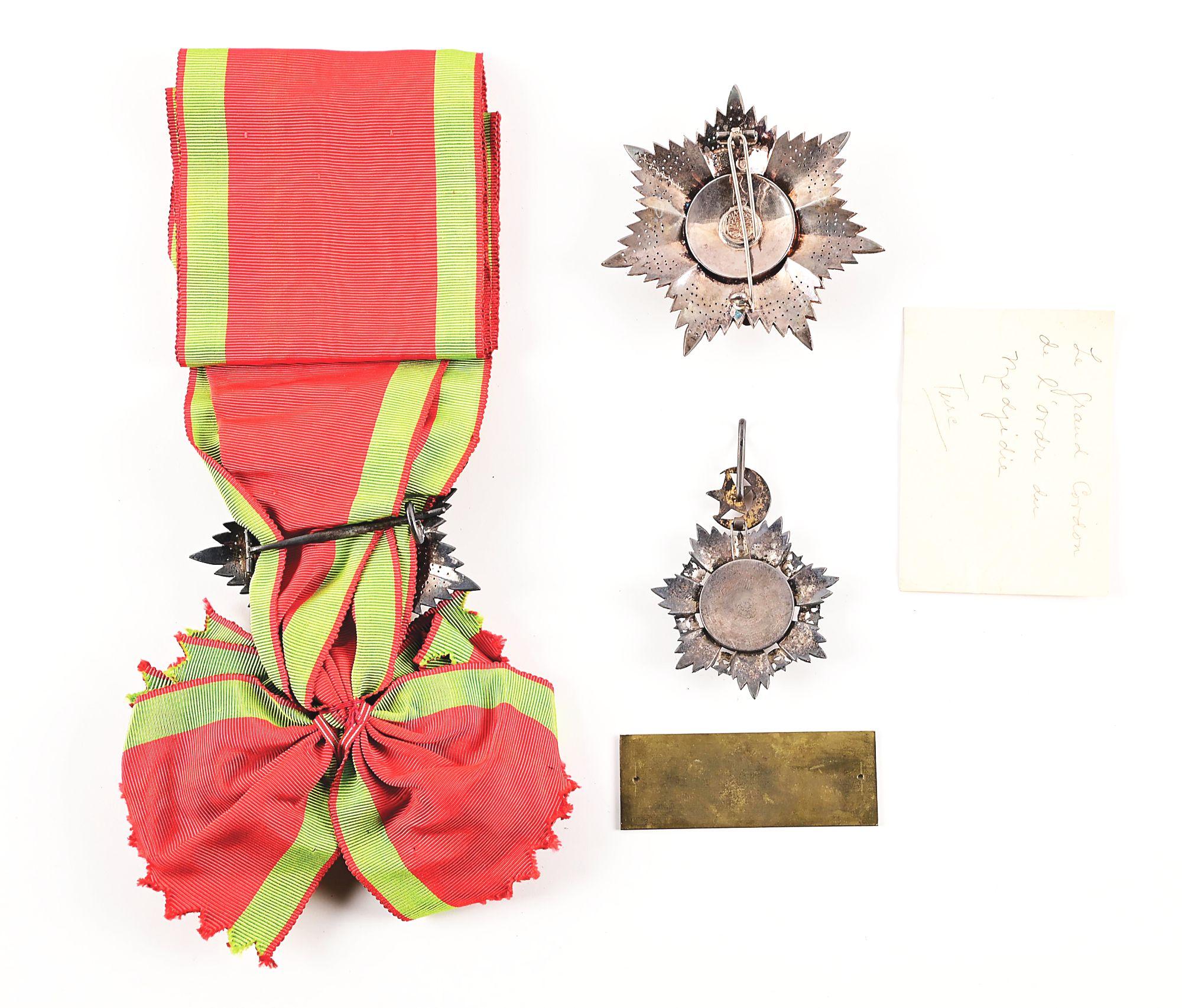 OTTOMAN EMPIRE ORDER OF THE MEDJIDIE AWARDS ATTRIBUTED TO PRINCE AYMON DE FAUCIGNY.