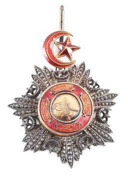 OTTOMAN EMPIRE ORDER OF THE MEDJIDIE AWARDS ATTRIBUTED TO PRINCE AYMON DE FAUCIGNY.