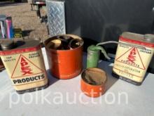 VINTAGE COLLECTIBLE OIL CANS