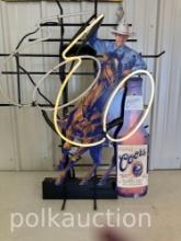 COORS BANQUET NEON SIGN  **NO SHIPPING AVAILABLE**
