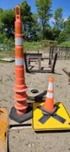 Traffic Cones with bases
