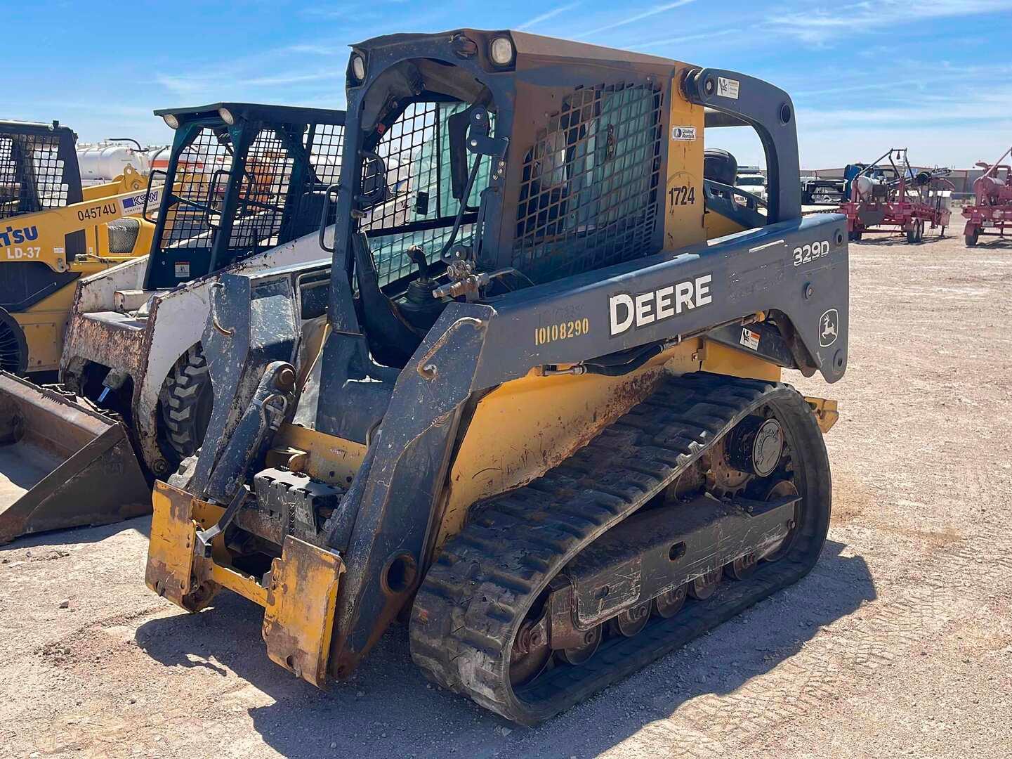 2013 JOHN DEERE 329D TRACKED SKID STEER (INOPERABLE)