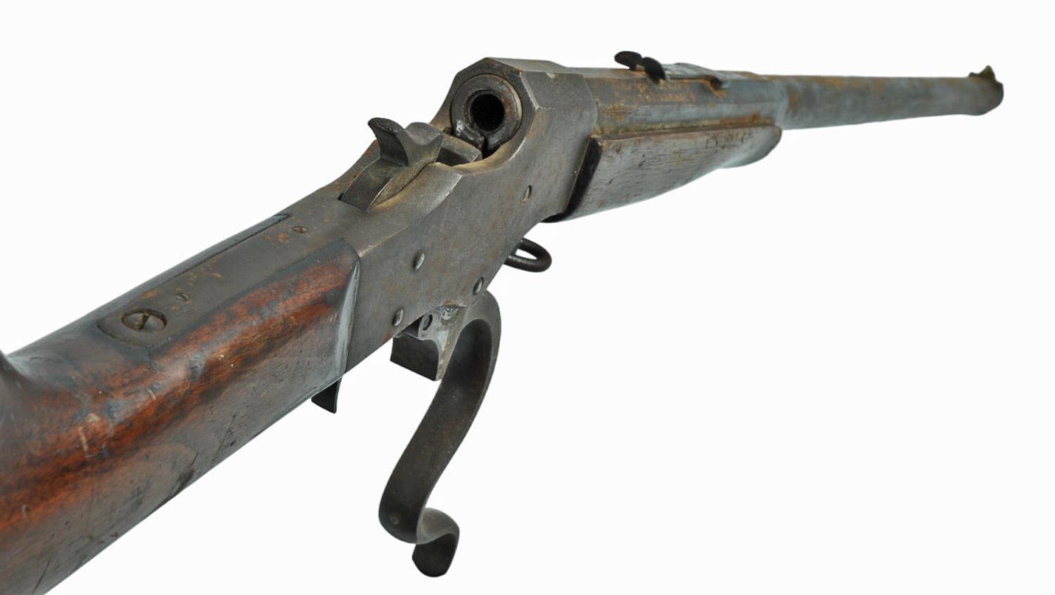 Early J Steven Take-Down .22 LR Falling-Block Single-Shot Rifle - FFL C754 (F1C1)