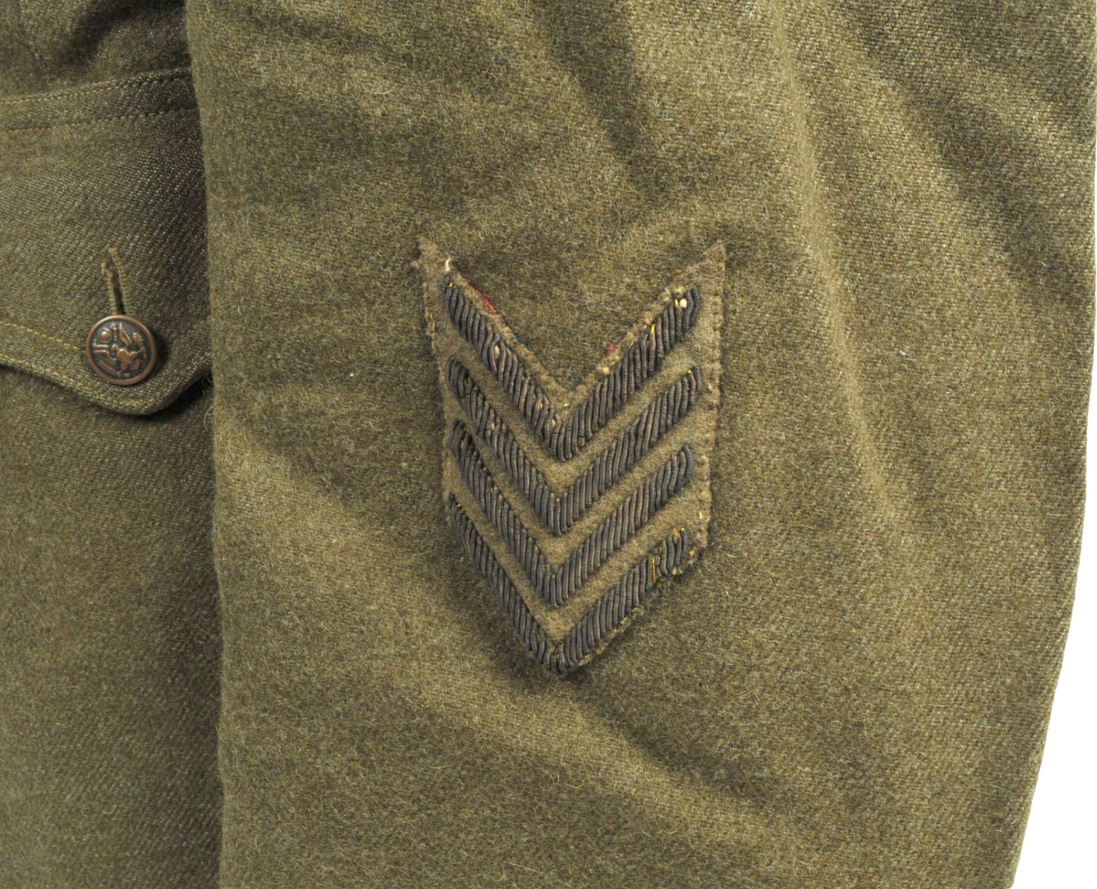 RARE US Army WWI issued 1st Infantry Division Uniform Grouping of an Octagenerian (HRT)