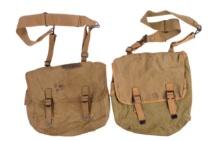 Two US Military WWII issue M1936 Musette Pouches (ERW)