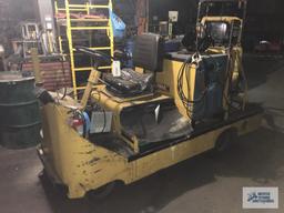 KALAMAZOO WELDING CART, MODEL 2500B4EE, WITH HOBART 300-AMP WELDER