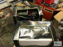 JAGUAR AND MERCEDES BURAGO DIE CAST CARS.