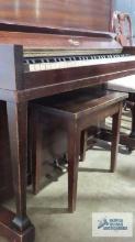 R.T.F. Frederick mahogany youth piano