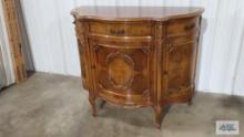 Mahogany server. 34 in. tall by 42 in. long by 18 in. deep