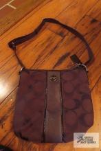 Coach brown purse. Authenticity Unknown.