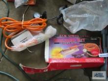 welding kit for synthetic materials with box
