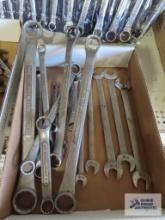 Craftsman SAE lung-handled wrenches and Craftsman SAE offset box wrenches