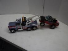 Vintage Nylint Wrecker and Pickup Truck