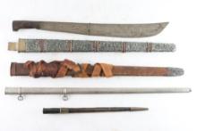 Lot of 4 Scabbards