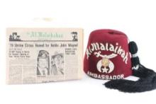 Historical Al Malaikah Ambassador Hat