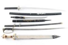 Lot of 4 Replica Swords