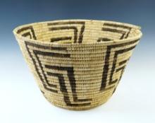 Large 13 1/2" wide x 8" tall nicely woven Basket in excellent condition.