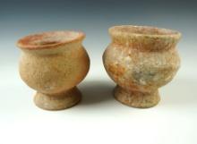 Pair of nice Ban Chiang Pottery Vessels in solid condition. Recovered in Thailand.