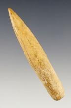 2 5/8" Bone Point that is nicely patinated. Found in the 1950's by Norma Berg