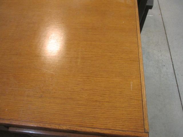 Oak Desk with Knee Hole