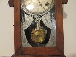 Antique Wm L. Gilbert Mantel Clock with Key
