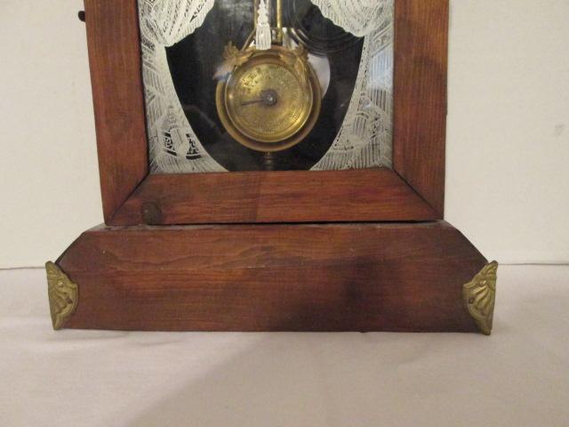 Antique Wm L. Gilbert Mantel Clock with Key