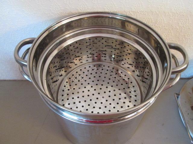 Stainless Seafood Steamer Pot and Stock Pot