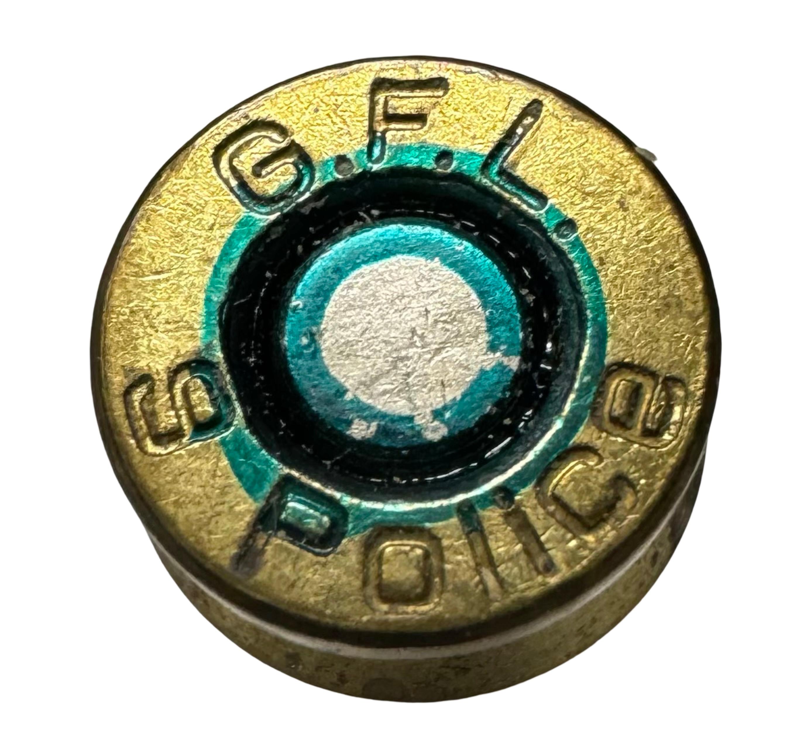 (2) RARE 9x18mm ULTRA POLICE Cartridges