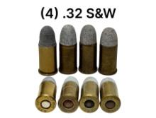 (4) .32 S&W Cartridges