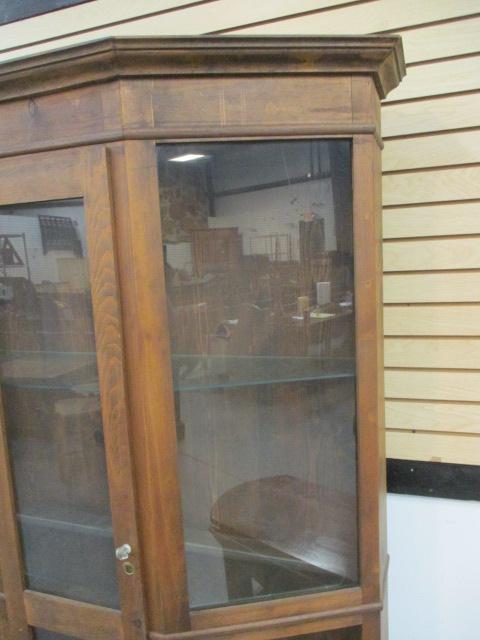 Lighted Glass Curio Cabinet