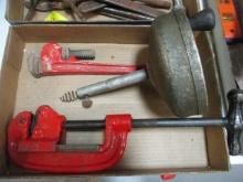 Pipe Wrench, Drain Snake, Pipe Cutter?