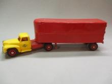 1950's International Plastic Truck & Trailer By Miniature Co.