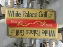 Large Molded Plastic "White Palace Grill Coca-Cola" Sign