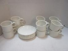 19-Pieces of Midwinter Wedgwood "Stonehenge" Cups and Saucers